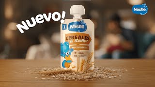 Nestlé Cereales amp Leche  ¡Preparados para todo Papillas ricas en hierro listas para tomar 30 [upl. by Eeluj]