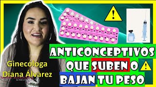 ANTICONCEPTIVOS PaRA SUBIR ó BAJAR DE PESO por GINECOLOGA DIANA ALVAREZ [upl. by Ardnauq32]