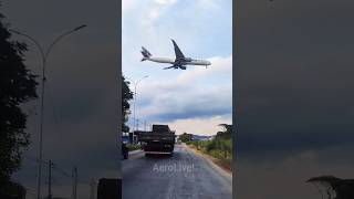 Boeing da Qatar chegando em Guarulhos gru sbgr live [upl. by Mendie607]