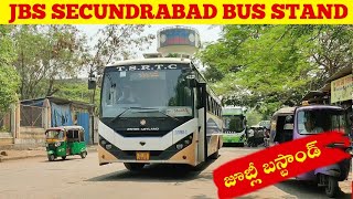 Secundrabad Jbs Bus Stand Depatures Buses  Jbs To Nirmal Karimnagar srisailam NizamabadKurnool [upl. by Caesar]