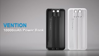 10000mAh Power Bank with Builtin USBC and Lightning Cables 225W LED Display Type FHO [upl. by Auqenat]