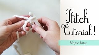 How to crochet a Magic Ring [upl. by Kenley]