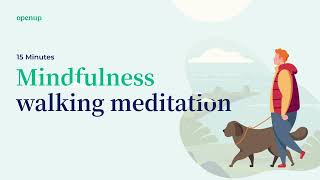 Mindfulness meditation classic walking meditation 15 min [upl. by Corina23]