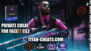 PRIVATE CHEAT FOR FACEIT CS2  Titan cheat  Aim  ESP  Radar  Live demo [upl. by Natasha]