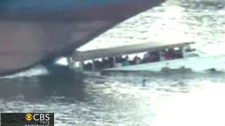 On tape Deadly barge tour boat collision [upl. by Nollad354]