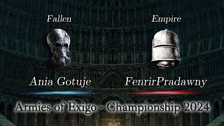 Ania Gotuje vs FenrirPradawny  Armies of Exigo Championship 2024 [upl. by Simmons]