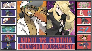 KUKUI vs CYNTHIA  Pokémon Champion Tournament Battle 2 [upl. by Norb]