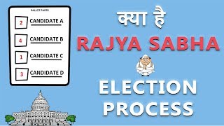 Rajya Sabha Election Process  Single Transferable Vote  Easy Explanation Hindi [upl. by Ydissak624]