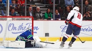 Penalty Shot Alex Ovechkin vs Roberto Luongo [upl. by Carolle104]