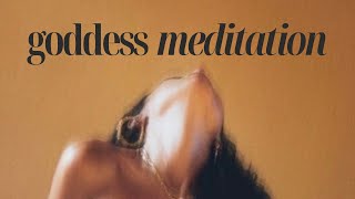 Align With Your Inner Goddess A 5 Minute Morning Meditation [upl. by Dyun]