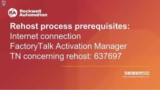 How to Rehost a FactoryTalk Activation License [upl. by Zurkow807]