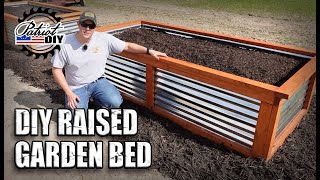 DIY WoodMetal Raised Garden Beds [upl. by Stelmach64]