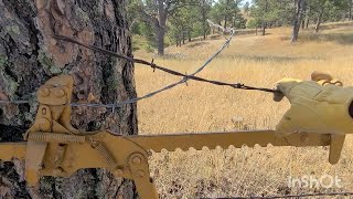 How To Splice A Barbed Wire Fence  Farmhouse On The Ranch  2021 [upl. by Ricardo313]