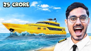 ₹1 Boat vs ₹240000000 Luxury Yacht🔥 ये नाव नहीं महल है [upl. by Ennasirk]