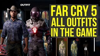 Far Cry 5 Gameplay ALL OUTFITS IN THE GAME Far Cry 5 Outfits  Farcry5  Farcry 5  Far Cry 5 News [upl. by Esorrebma]