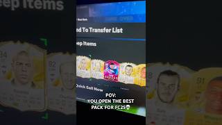 POV YOU OPEN THE BEST CHAMPS REWARDS PACK IN FC25😳 eafc fc25 shorts [upl. by Adnoluy]