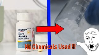 Extracting Caffeine from Pills with no Solvents [upl. by Lleruj779]