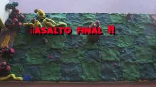 PLANTAS VS ZOMBIS PLASTILINA PARTE 1 [upl. by Lucinda]