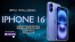 iPhone 16  Top 10 NEW Features  Apple Intelligence amp A18 [upl. by Salomie]