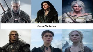 The Witcher Characters Game Vs Netflix Series [upl. by Nance]