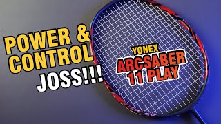 Review Pemakaian Yonex Arcsaber 11 Play [upl. by Oakley]