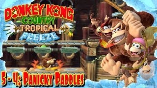 Donkey Kong Country Tropical Freeze  Part 42  quotPanicky Paddlesquot 54 100 Walkthrough [upl. by Oberon520]