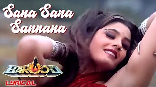 Sana Sana Sannana  Lyrical Video  Akshay Kumar amp Raveena Tandon  Abhijeet amp Poornima  90s Songs [upl. by Lednyc]