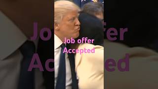 Joe rogan reacts to Trump making a job offer at press conference [upl. by Dasya]