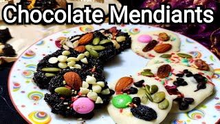 Chocolate Mendiants  Nutty and Crunchy Chocolate Mendiants in just 3 steps [upl. by Atiuqehc468]