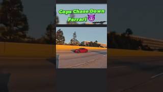 Dude tries to outrun cops in Ferrari instantly regrets it  Supra [upl. by Latterll]