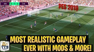 TTB PES 2019  The Most Realistic Gameplay Ever  New Camera Angles Turf Overlays amp More [upl. by Auqenat844]