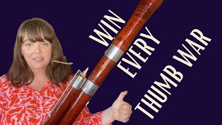 Harness the power of your thumb to play great high notes on the bassoon [upl. by Allx]