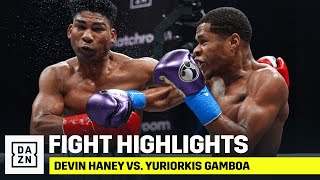 HIGHLIGHTS  Devin Haney vs Yuriorkis Gamboa [upl. by Skinner293]