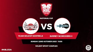 NBL National Cup Team Solent Kestrels vs Surrey Scorchers II  22102023 [upl. by Akehsay360]