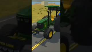 John Deere versus sonalika 60 John Deere powergaming video [upl. by Myrwyn]