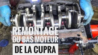 Vlog31 REMONTAGE BAS MOTEUR DE LA CUPRA TIERÇAGE DES SEGMENTS [upl. by Backer509]