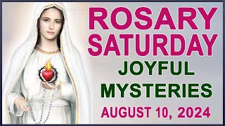 The Rosary Today I Saturday I August 10 2024 I The Holy Rosary I Joyful Mysteries [upl. by Sorce556]