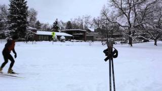 CROSS COUNTRY SKIING NORTH BOULDER PARK [upl. by Helsell]