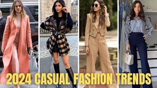 2024 Casual Fashion Trends  Winter Outfits for Women  Winter Outfits 2024 [upl. by Ellennoj]