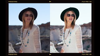 Lightroom Film Emulation – Fuji Pro 160 Film [upl. by Duax574]