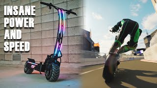 TOP 10 FASTEST ELECTRIC SCOOTERS 2021 2022  Insane power and speed [upl. by Hcone]