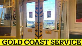 Queensland Rail SMU 287  Beenleigh to Helensvale Gold Coast Service [upl. by Brackely]