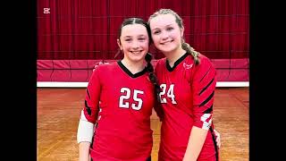 2024  Madi Booher  Milford Eagles Volleyball 8th grade [upl. by Anegal780]