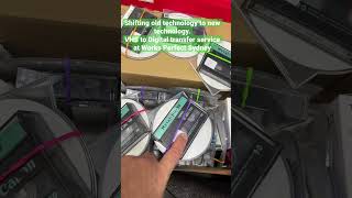 Converting VHS tapes to digital at Works Perfect [upl. by Elagibba440]