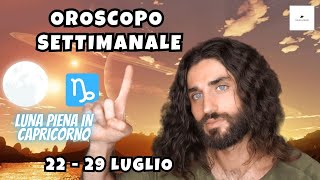 OROSCOPO DELLA SETTIMANA DAL 22 AL 29 LUGLIO [upl. by Ahsekram]