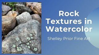 Rock Textures in Watercolor [upl. by Adnertal]