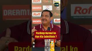 Bengaluru Bulls coach Randhir Singh reveals reason behind Pardeep Narwals substitution [upl. by Artimed499]