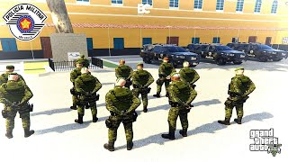 PMESP COE COMANDO Sequestro de 4 Policiais levados para a favela GTA RP brasilcapital [upl. by Aem]