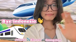 Perjalanan balik Tiongkok dari Indonesia ✈🚝  Kapan ke Indonesia Lagi 🥺 [upl. by Patience]