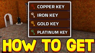 HOW TO GET COPPER  IRON  GOLD  PLATINUM KEYS in KING LEGACY ROBLOX [upl. by Glorianna]